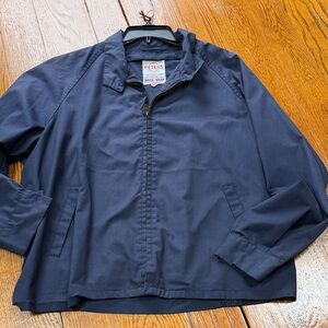 Vintage Peters All Weather Sportswear zip front jacket.  Men’s Size 46. Blue.